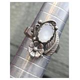 Sterling Silver  Native American Mother Of Pearl