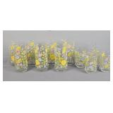 11 Pc  Vintage Corelle Spring Meadow Glasses