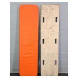 Vintage Wooden Emergency Rescue Board W/ Pad