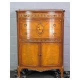 Inlay French Style Vintage Mahogany Chest