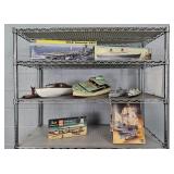 Lot Of Vintage Model Boats - Completeness Unknown