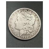 1896 O Morgan Silver Dollar