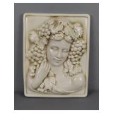 Made In Italy Porcelain Wall Plaque