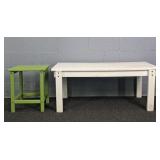 Lot Of 2 Polywood & More Synthetic Outdoor Tables