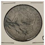 1888 O Morgan Silver Dollar