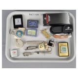 Lot Asstd Lighters, Pocketknives, Locks