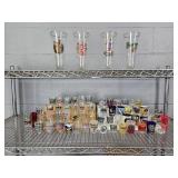 Shot Glass Collection W/ 4 Beer Glasses