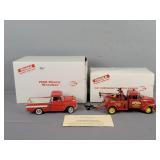 2x The Bid Danbury Mint Vintage Chevy Vehicles