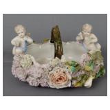 Porcelain Handled Basket - Some Chips