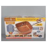Copper Chef 9 1/2" Square Pan New In Box