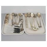 29 Pc Asstd Flatware Serving Utensils Knives Rings