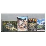 4x The Bid French Medieval Tourist Sights Posters