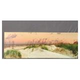 Steve Vaughn Beach Scene Print On Canvas