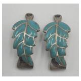 Sterling Silver Turquoise Enameled Watch Band