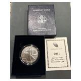 2011 W American Silver Eagle .999 Fine In Box