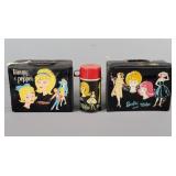 2x The Bid Barbie & Midge/ Tammy & Pepper Lunchbox