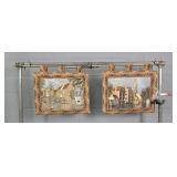 2x The Bid Mille Heurs Woven Tapestries