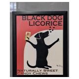 Ken Bailey Black Dog Licorice Print