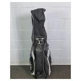 Walter Hagen Walk Or Ride Tube Side Nylon Golf Bag