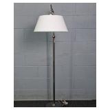 Moderns Brush Nickel Finish Swing Arm Floor Lamp
