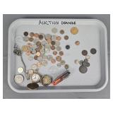 Assorted Silver & Foreign Coins And More