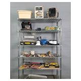 Large Lot Asst Tools & More-rack Not Included