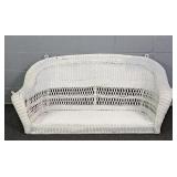 Synthetic Wicker Porch Swing W/ Hooks
