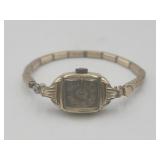 14k Gold Filled Lady Elgin Automatic Watch Not