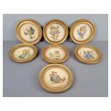 7x The Bid Hummel Miniature Annual Plates