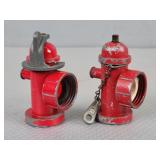 2x The Bid Vintage Tonka Toys Metal Fire Hydrants