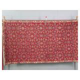 Beautiful Hand Knotted Accent Rug-multi Colored