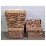 Lot Broyhill & More Asst Woven Storage Items