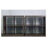 2x The Bid Mfg Cubicle Storage Units