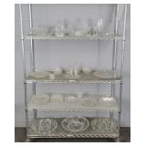Rack Of Cut Glass & More - Rack Not Included