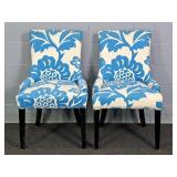 Pair Upholstered Accent Chairs