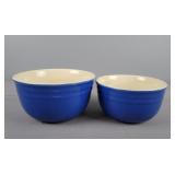 2 Pc Stoneware Bowls Made In Usa