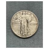 Better Grade 1927 Stand Liberty Silver Quarter