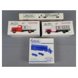 4x The Bid Vintage Diecast Collector Trucks