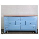 Painted 7 Drawer Dresser