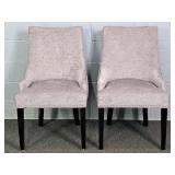2x The Bid Upholstered Accent Chairs