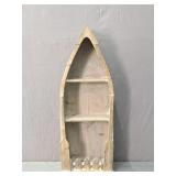 Small Treated Wood Nautical Theme Whatnot Display