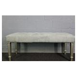 Velvet Upholstered Bench