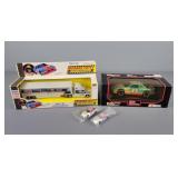 4pc Richard Petty Collector Transporter & Cars