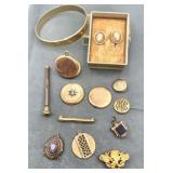 Victorian Jewelry Findings Pins Brooches Lockets