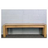 World Market Sturdy Solid Pine Bench