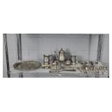 Silver Plate And Pewter Dishware