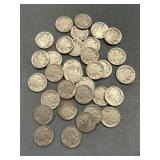 Lot Of 33 Buffalo Nickels Most Have No Dates