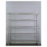 Intermetro5 Shelf Oversize Heavy Duty Rolling Rack