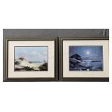 2x The Bid Beach Themed Prints