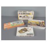 4x The Bid Wwii Model & Accessory Kits